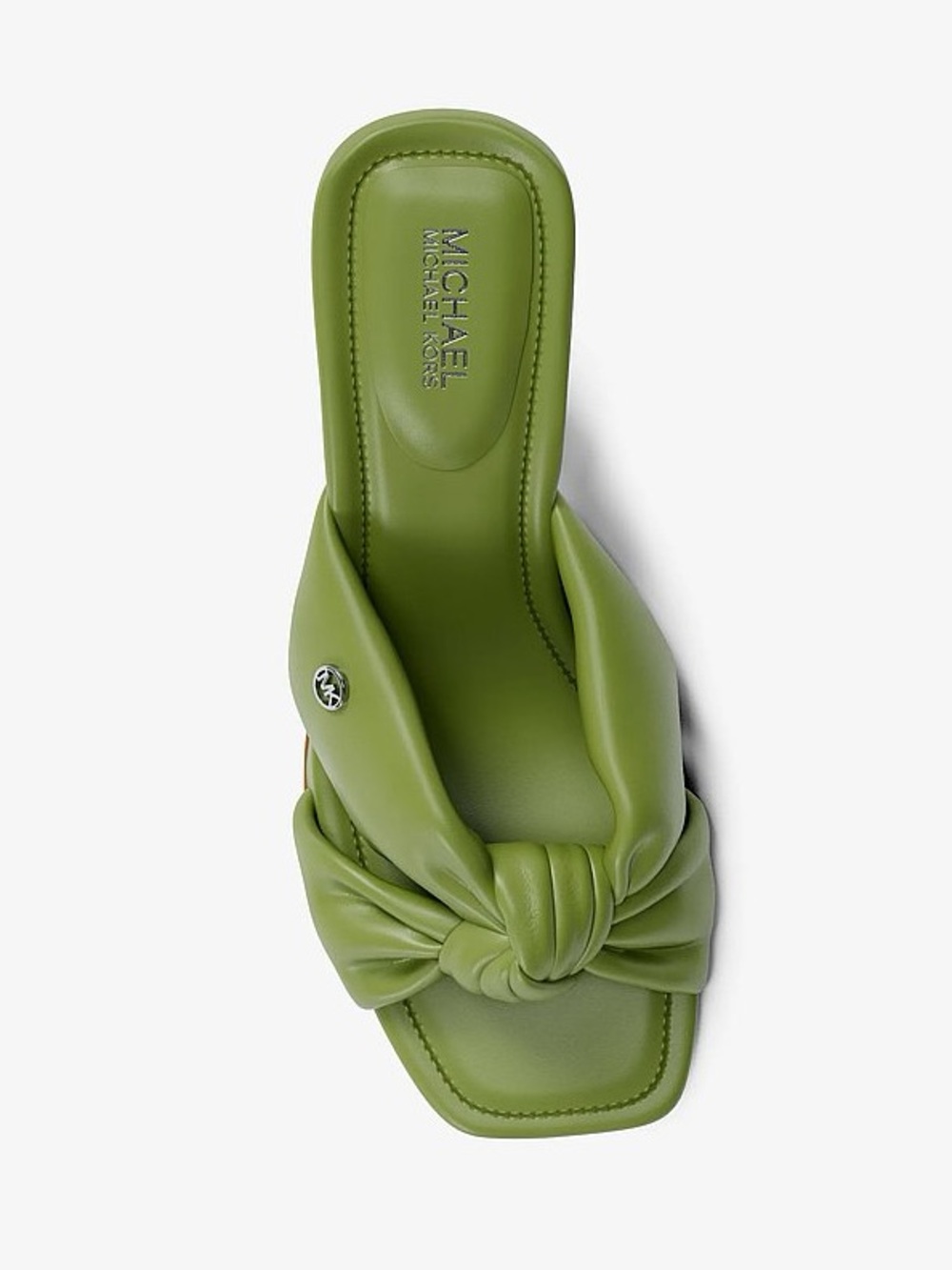 MICHAEL KORS Sandale Elena en cuir in Green
 Comes w/ Box